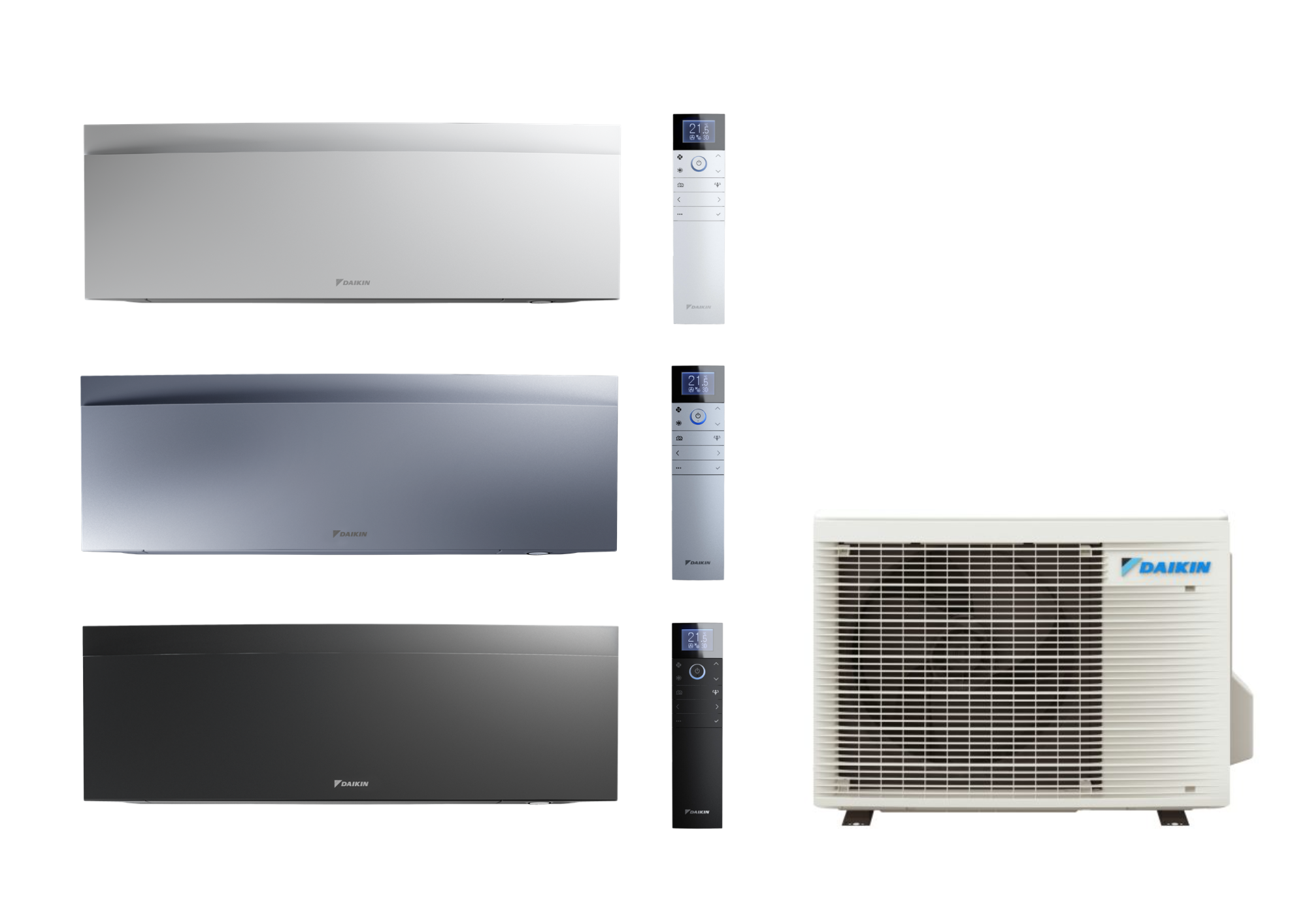 Daikin SIENINIS Emura serijos 5.0 kW oro kondicionieriaus komplektas Karšti Vėjai Daikin Emura 5.0 kW